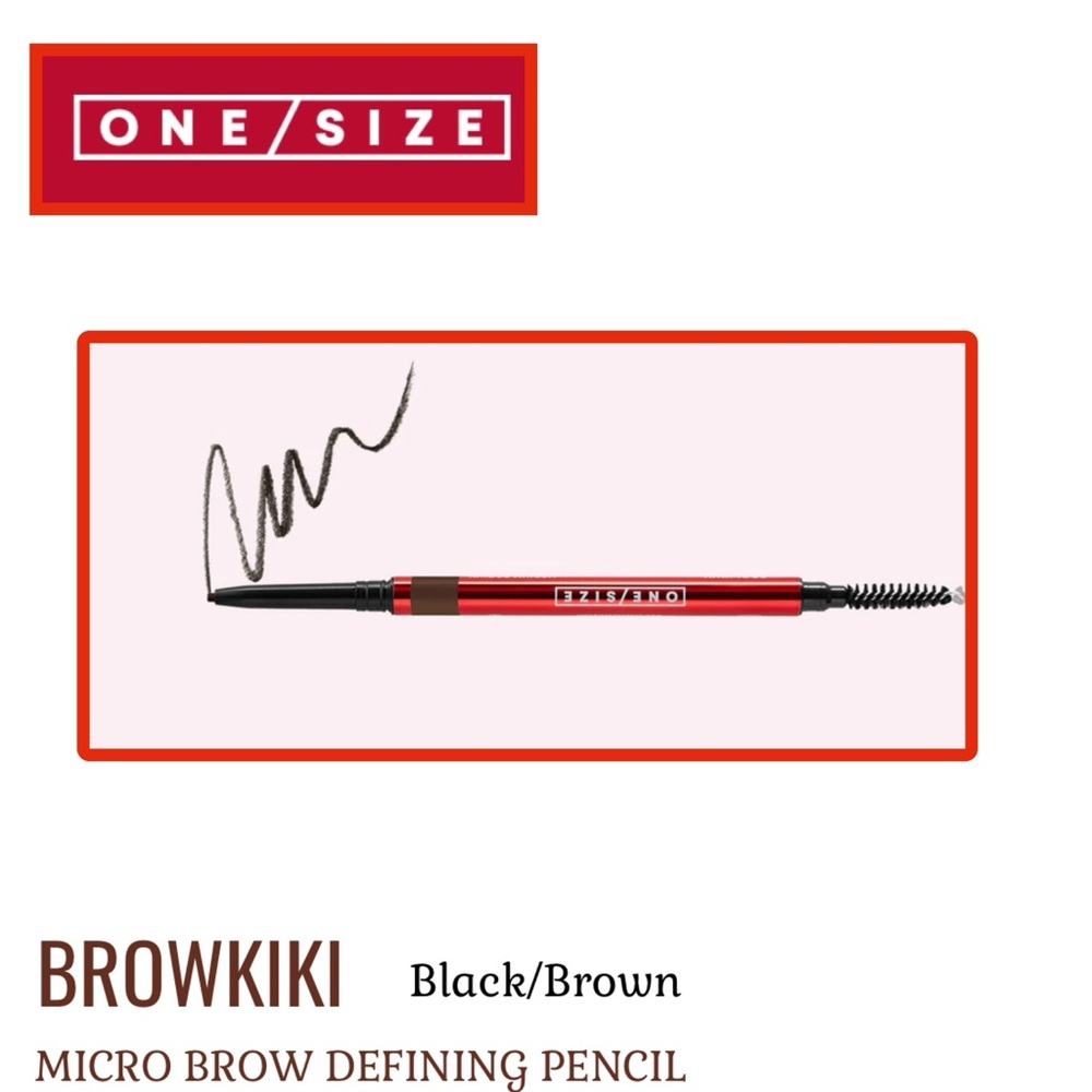 ONE/SIZE BROWKIKI MICROBROW DEFINING PENCIL BLack/brown